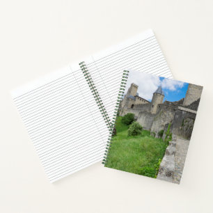 Befestigte Stadtmauer von Carcassonne Notizblock