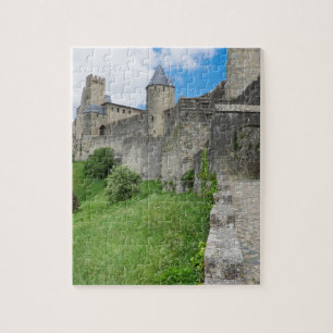 Befestigte Stadtmauer von Carcassonne Puzzle