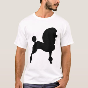Befestigter Standardpudel T-Shirt
