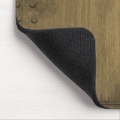 befestigtes grungy Gold Metallplatten Mousepad (Ecke)