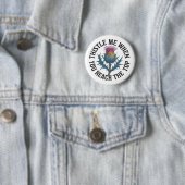 Befeuchte mich, wenn du die oberste Thistle-Blume Button (Beispiel)