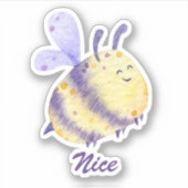 *~* Befinden Sie Nice Niedlich Fuzzy Teacher Mama  Aufkleber (Vorderseite)