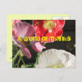 Befinden Sie sich auf der Post Card Postkarte (Vorne/Hinten)