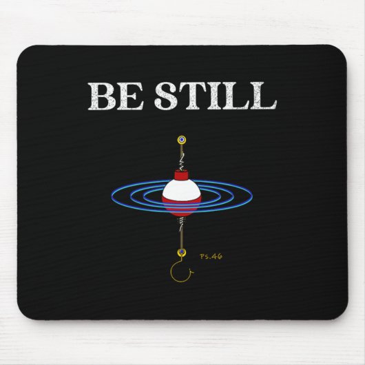 Befischen Sie noch meditationsInspiriert Fischerei Mousepad (Vorne)