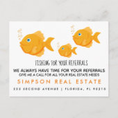 Befischung von Anwesen-Ankündigung Ankündigungspostkarte (Vorderseite)