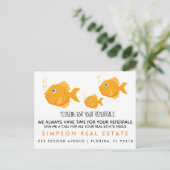 Befischung von Anwesen-Ankündigung Ankündigungspostkarte (Stehend Vorderseite)