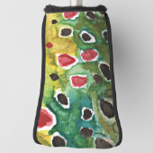 Befischung von Braunforellen Golf Headcover (Rotieren 90)