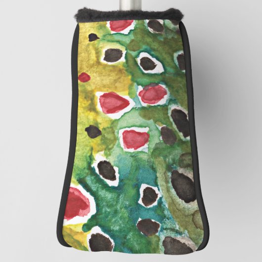 Befischung von Braunforellen Golf Headcover (Rotieren 90)