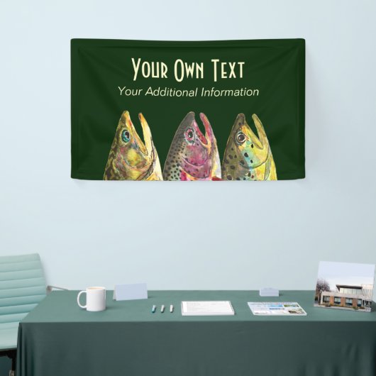 Befischung von drei Fettforellen Banner (Messeveranstaltung)