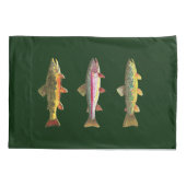 Befischung von drei Fettforellen Kissenbezug (Rückseite)