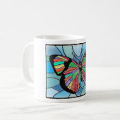 Beflecken-Glas Butterly Tasse (Vorderseite Links)