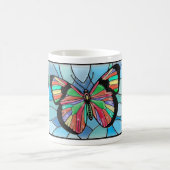 Beflecken-Glas Butterly Tasse (Mittel)