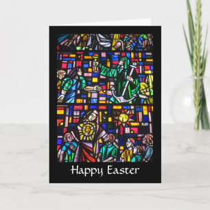 befleckte fröhliche Ostern Feiertagskarte