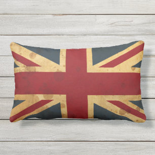 Befleckte Gewerkschafts-Jack Großbritannien-Flagg Lendenkissen