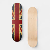 Befleckte Gewerkschafts-Jack Großbritannien-Flagge Skateboard (Vorderseite)