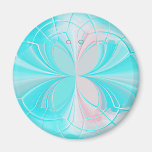Beflecktes Glas-abstrakter Schmetterlings-Magnet Magnet