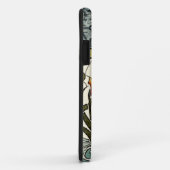 Beflecktes Glas-Blumen mit TAN-Grenze Case-Mate iPhone Hülle (Hinten/Rechts)