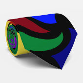 Beflecktes Glas gerecycelt Krawatte (Gerollt)