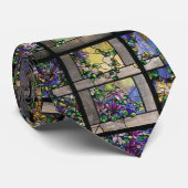 Beflecktes Glas-Gitter-Rebe-Krawatte Krawatte (Gerollt)