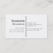 Beflecktes Glas-Glitzer Visitenkarte (Rückseite)