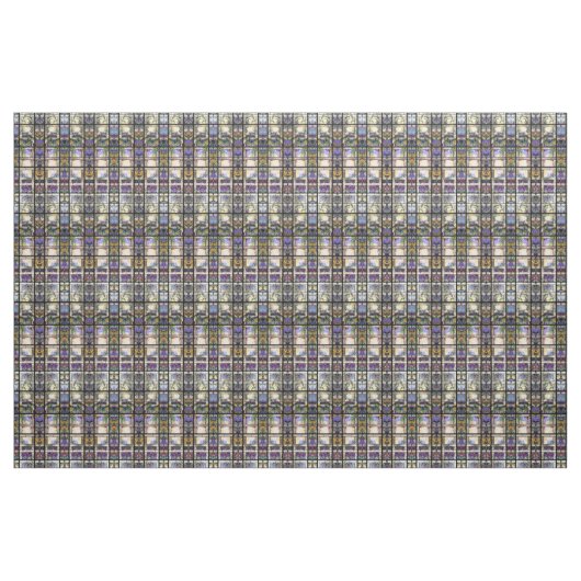 Beflecktes Glas-Kunst Nouveau Stoff (Yard (91,4 cm))