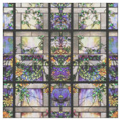 Beflecktes Glas-Kunst Nouveau Stoff (Nahaufnahme)
