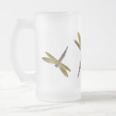 Beflecktes Glas-Libellen-mattierte Tasse (Links)