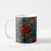Beflecktes Glas-Mosaik-Tasse "Segen " Kaffeetasse (Links)