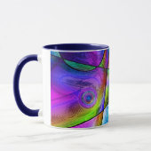 Beflecktes Glas-Tasse Tasse (Links)