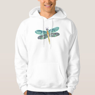 Beflecktes Glas-u. Ohrschnecken-Muschel-Libelle Hoodie