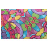 Beflecktes Glas-Vintages lila Kaleidoskop Stoff (Fat Quarter (45,7 x 55,9 cm))