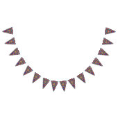 Beflecktes Glas-Vintages lila Kaleidoskop Wimpelkette (Alle)