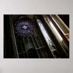 Beflecktes Glas zu dem links Poster