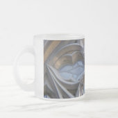 Beflecktes Glasfenster-Tasse Mattglastasse (Links)