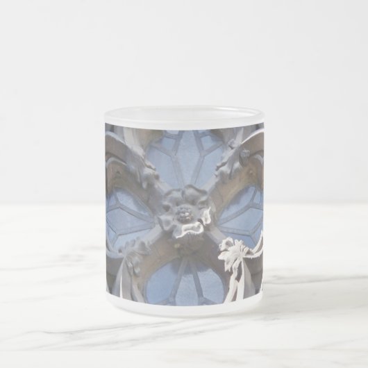 Beflecktes Glasfenster-Tasse Mattglastasse (Mittel)