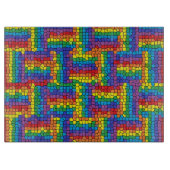 Beflecktes Glasschneiden-Brett Schneidebrett (Vorderseite)