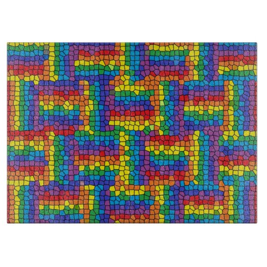 Beflecktes Glasschneiden-Brett Schneidebrett (Vorderseite)