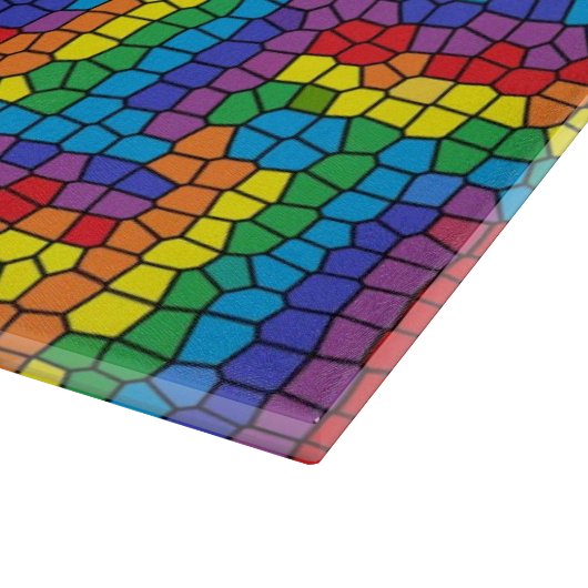 Beflecktes Glasschneiden-Brett Schneidebrett (Ecke)