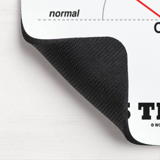 Befolgen Sie Brechung, die es das Gesetz ist Mousepad (Ecke)