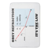 Befolgen Sie Brechung, die es der Badematte (Vorderseite Vertikal)