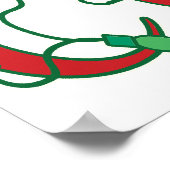 Befolgen Sie das Cook Holiday Kitchen Sprichwort P Poster (Ecke)