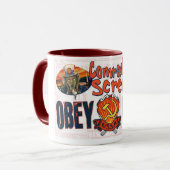 Befolgen Sie das USSA die Schrei-Tasse Tasse (Vorderseite Links)