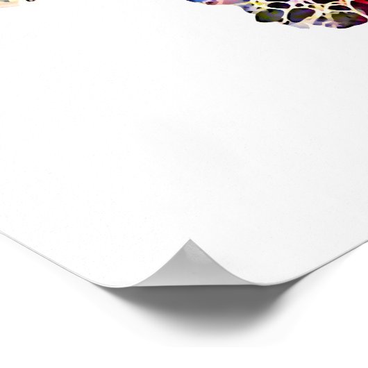 Befolgen Sie das Zitat der lokalen Sea Turtle Gefä Poster (Ecke)