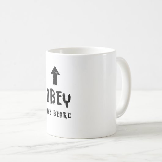 Befolgen Sie den Bart! Kaffeetasse (VorderseiteRechts)