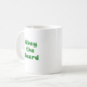 Befolgen Sie den Bart Kaffeetasse (Vorderseite Links)