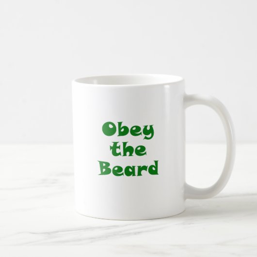 Befolgen Sie den Bart Kaffeetasse (Rechts)