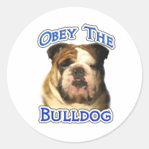 Befolgen Sie den Bulldog - Aufkleber