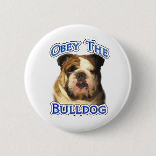 Befolgen Sie den Bulldog - Button