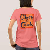 Befolgen Sie den Cook Funny Kitchen Sprichwort T - T-Shirt (Rückseite)