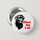 Befolgen Sie den Labrador Button (Vorne & Hinten)